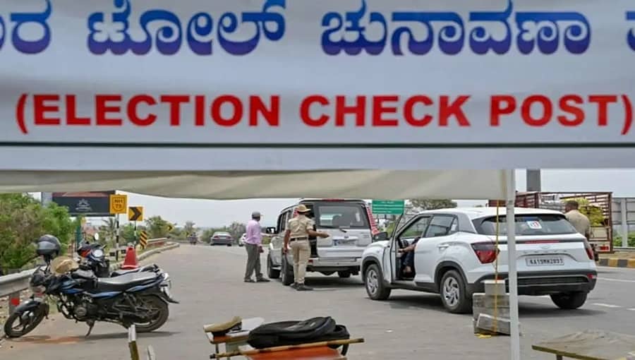 ಚಿತ್ರದುರ್ಗ: ಕರ್ನಾಟಕ ಗಡಿಯಲ್ಲಿ ದಾಖಲೆ ಇಲ್ಲದೆ ಸಾಗಿಸುತ್ತಿದ್ದ 6.39 ಕೋಟಿ ರು. ಮೌಲ್ಯದ ಚಿನ್ನಾಭರಣ ವಶ