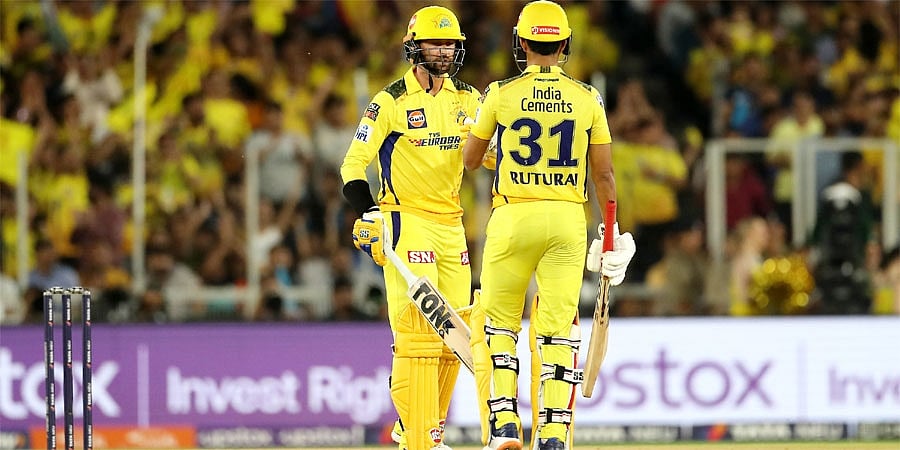 ಐಪಿಎಲ್ 2023 ಫೈನಲ್: ಗುಜರಾತ್ ಗೆ ಚೆನ್ನೈ ತಿರುಗೇಟು; ರುತುರಾಜ್-ಕಾನ್ವೆ ದಾಖಲೆಯ ಜೊತೆಯಾಟ