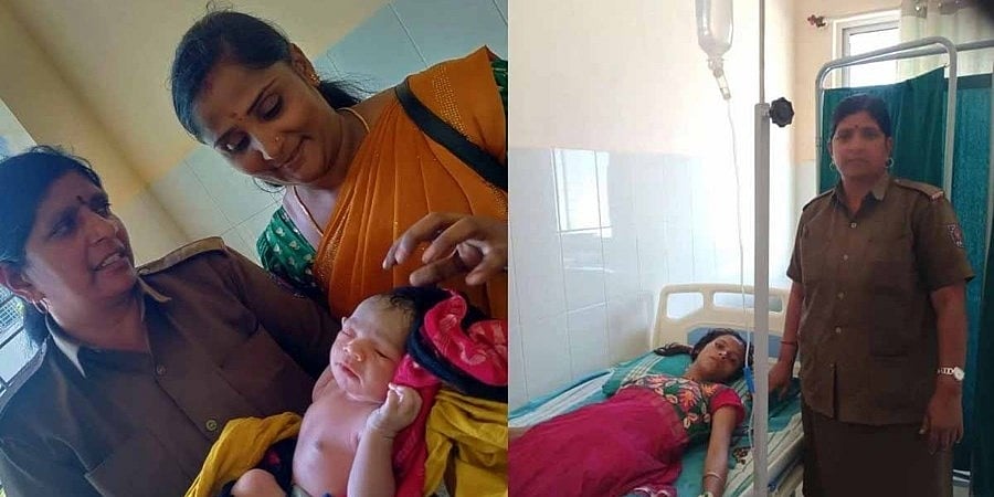 ಗರ್ಭಿಣಿ ಮಹಿಳೆಗೆ ಬಸ್ ನಲ್ಲಿ ಹೆರಿಗೆ ಮಾಡಿಸಲು ಸಹಾಯ: ಕೆಎಸ್ ಆರ್ ಟಿಸಿ ನಿರ್ವಾಹಕಿ ನಡೆಗೆ ಮೆಚ್ಚುಗೆಯ ಮಹಾಪೂರ