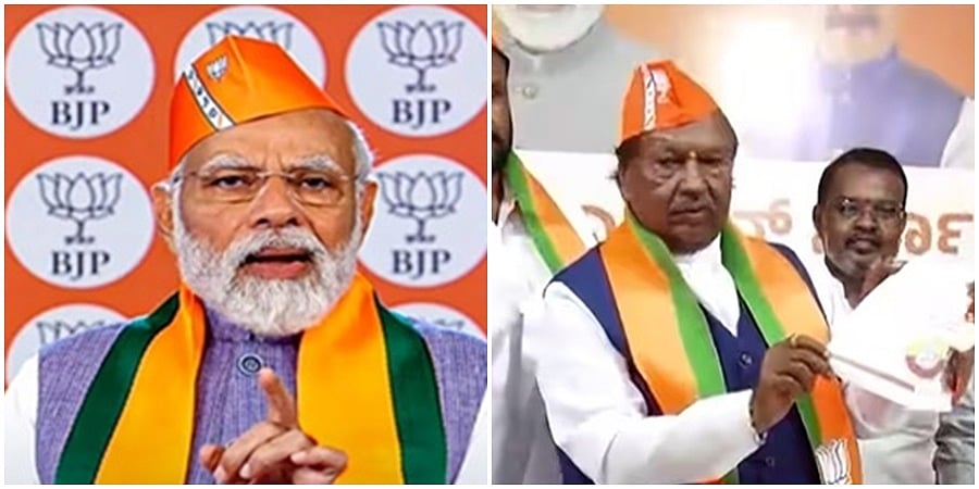 ಪ್ರಧಾನಿ ಮೋದಿ, ಕೆಎಸ್ ಈಶ್ವರಪ್ಪ ವಿರುದ್ಧ ಚುನಾವಣಾ ಆಯೋಗಕ್ಕೆ ಕಾಂಗ್ರೆಸ್ ದೂರು