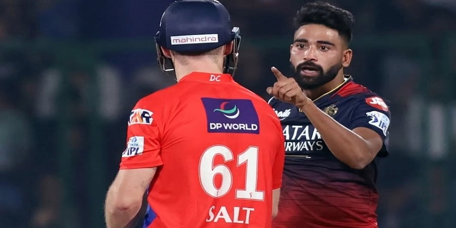 RCB vs DC: ಫಿಲ್ ಸಾಲ್ಟ್ ಜೊತೆ ಮೊಹಮ್ಮದ್ ಸಿರಾಜ್ ಕಿರಿಕ್; ಸಾಲ್ಟ್ ಹೇಳಿದ್ದೇನು?