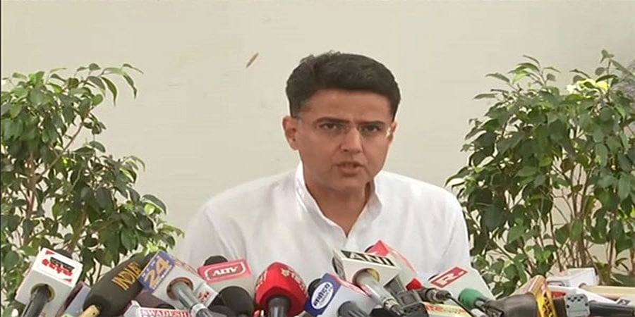 'ಅಶೋಕ್ ಗೆಹ್ಲೊಟ್ ಅವರ ನಾಯಕಿ ವಸುಂಧರಾ ರಾಜೆ ಎಂದು ಕಾಣುತ್ತದೆ': ಸಚಿನ್ ಪೈಲಟ್ ಟಾಂಗ್