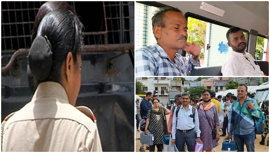 ಕರ್ನಾಟಕ ಚುನಾವಣೆ: ಉದ್ಧಟತನ ತೋರಿದ ಮಹಿಳಾ ಇನ್ಸ್ ಪೆಕ್ಟರ್ ಅಮಾನತು; ಮದ್ಯಸೇವನೆ ಶಂಕೆ ಇಬ್ಬರಿಗೆ ವೈದ್ಯಕೀಯ ಪರೀಕ್ಷೆ!