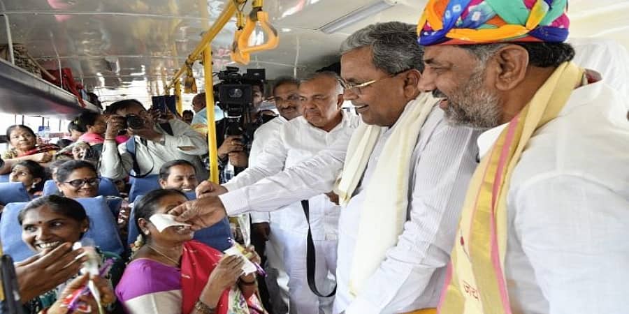 'ಶಕ್ತಿ' ಯೋಜನೆ: ಮೂರು ದಿನಗಳಲ್ಲಿ ಸುಮಾರು 1 ಕೋಟಿ ಮಹಿಳೆಯರು ಉಚಿತ ಪ್ರಯಾಣ, ಟಿಕೆಟ್ ವೆಚ್ಚ 21.06 ಕೋಟಿ ರೂ.!