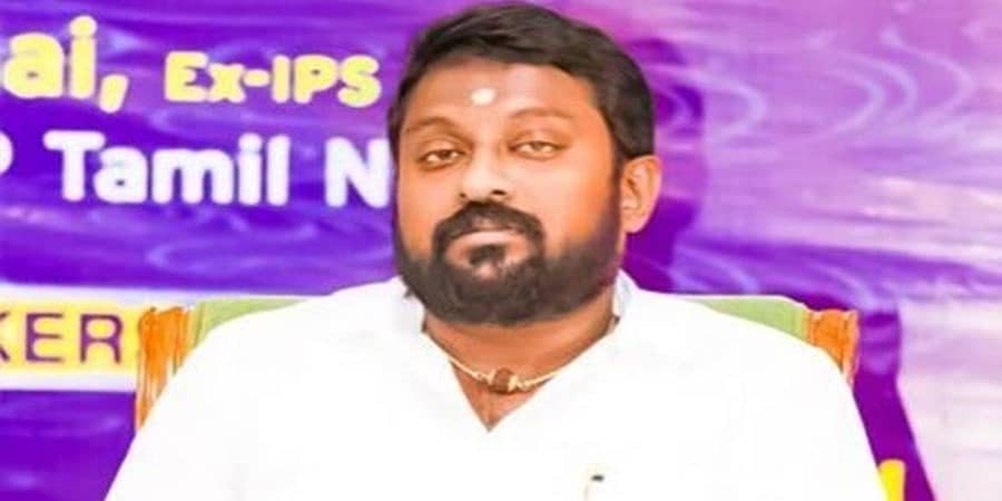 ಮಧುರೈ ಸಂಸದ ವೆಂಕಟೇಶನ್ ವಿರುದ್ಧ ಟ್ವೀಟ್: ತಮಿಳು ನಾಡು ಬಿಜೆಪಿ ರಾಜ್ಯ ಕಾರ್ಯದರ್ಶಿ ಎಸ್ ಜಿ ಸೂರ್ಯ ಬಂಧನ