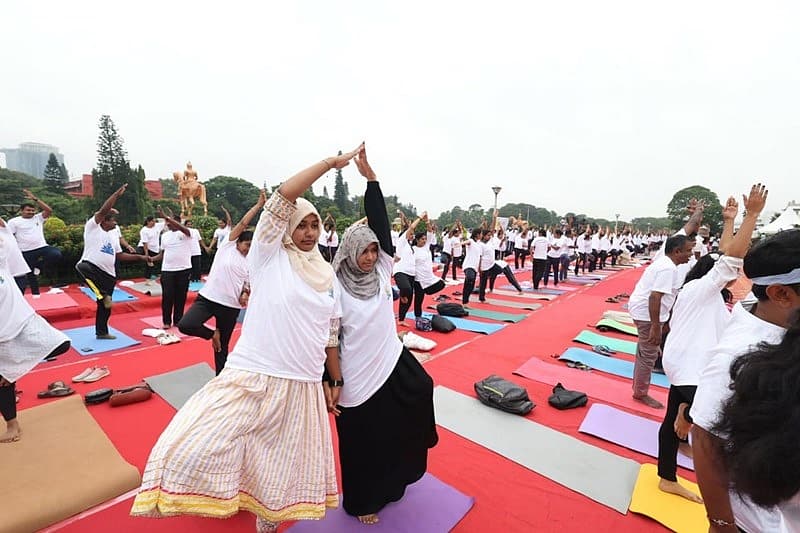 ಯೋಗ ದಿನಾಚರಣೆಲ್ಲಿ ಪಾಲ್ಗೊಂಡವರು