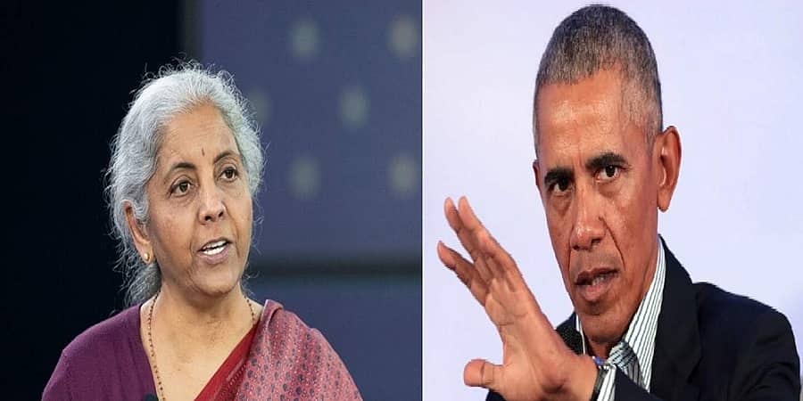 'ಮುಸ್ಲಿಂ ಪ್ರಾಬಲ್ಯದ ಆರು ದೇಶಗಳ ಮೇಲೆ ಬಾಂಬ್ ಹಾಕಿದ ವ್ಯಕ್ತಿ...': ಒಬಾಮಾ ವಿರುದ್ಧ ಸೀತಾರಾಮನ್ ಕಿಡಿ