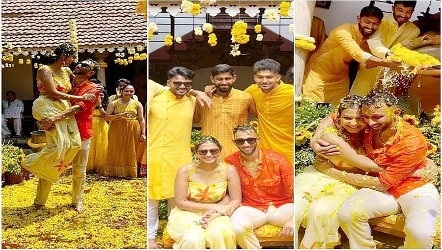 ಭಾರತ ಕ್ರಿಕೆಟ್ ತಂಡದ ವೇಗಿ, ಕನ್ನಡಿಗ ಪ್ರಸಿದ್ಧ್ ಕೃಷ್ಣ ನಿಶ್ಚಿತಾರ್ಥ, ಪೋಟೋಗಳು!