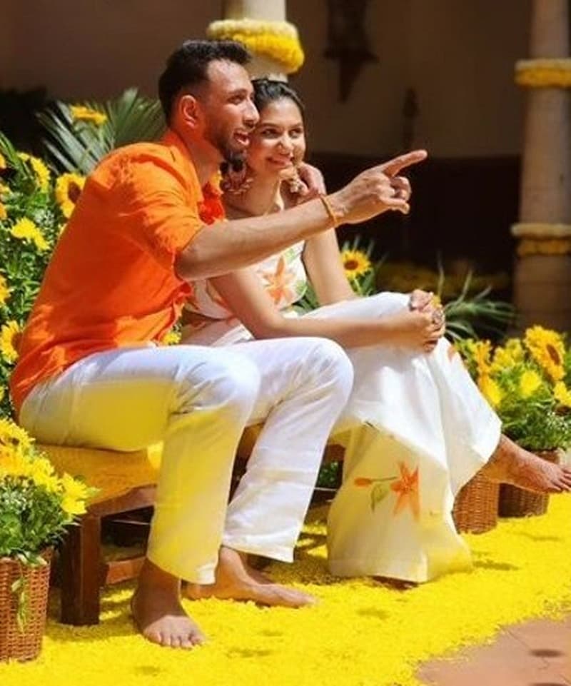 ಪ್ರಸಿದ್ಧ್ ಕೃಷ್ಣ ಹಾಗೂ ರಚನಾ ಅವರ ನಿಶ್ಚಿತಾರ್ಥ ಕಾರ್ಯಕ್ರಮದಲ್ಲಿ ಹಲವು ಕ್ರಿಕೆಟಿಗರು ಭಾಗಿಯಾಗಿದ್ದರು.