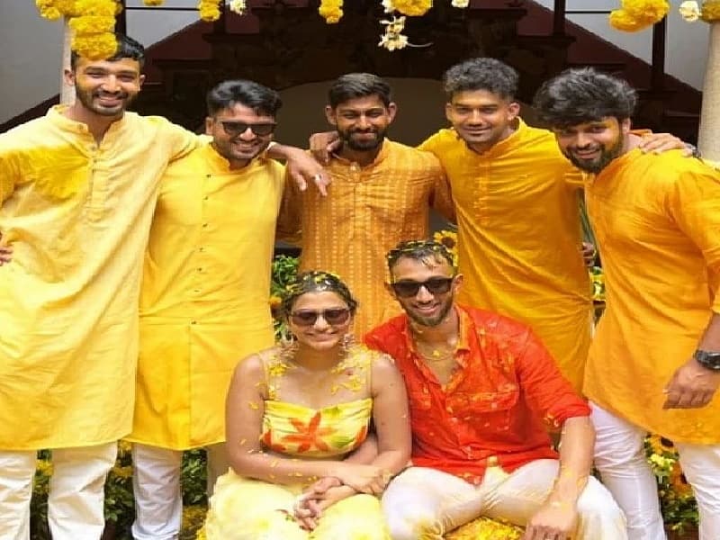 ಪ್ರಸಿದ್ಧ್ ಕೃಷ್ಣ ಮತ್ತು ರಚನಾ ನಿಶ್ಚಿತಾರ್ಥದ ಫೋಟೋಗಳು