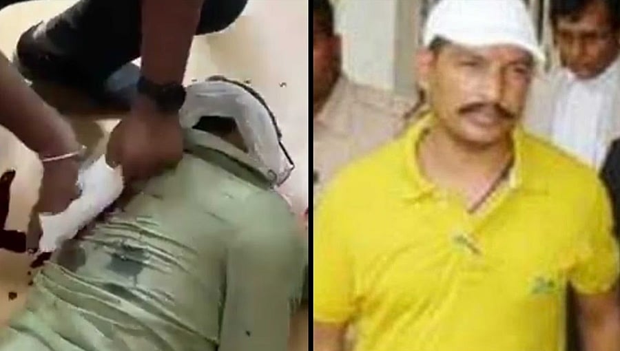 ಲಖನೌ ಕೋರ್ಟ್‌ನಲ್ಲಿ ಗ್ಯಾಂಗ್​ಸ್ಟರ್ ಮುಖ್ತಾರ್ ಅನ್ಸಾರಿ ಆಪ್ತ ಸಂಜೀವ್ ಜೀವಾಗೆ ಗುಂಡಿಕ್ಕಿ ಬರ್ಬರ ಹತ್ಯೆ, ವಿಡಿಯೋ!