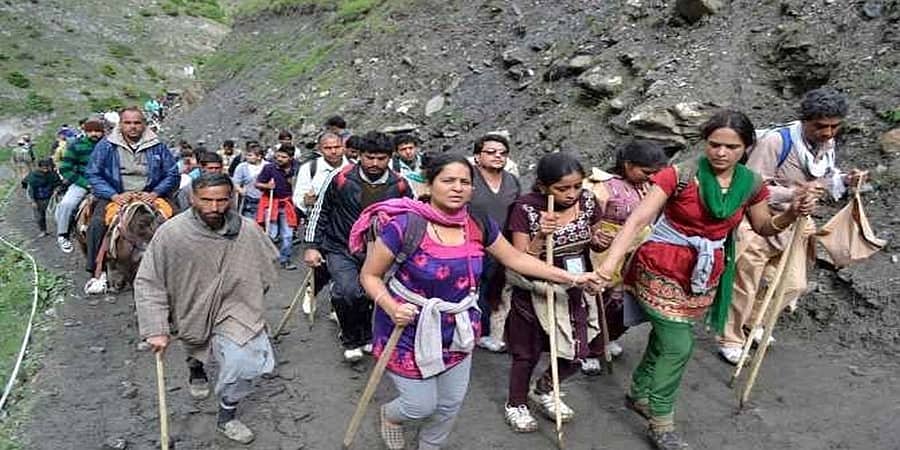 ಅಮರನಾಥ ಯಾತ್ರೆ: ಹೃದಯಾಘಾತದಿಂದ ಯಾತ್ರಾರ್ಥಿ ಸಾವು