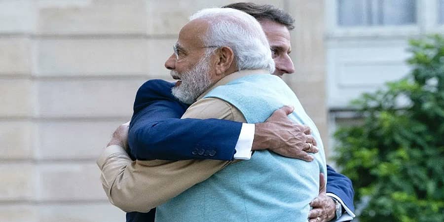 ಭಾರತ-ಫ್ರಾನ್ಸ್ 25 ವರ್ಷಗಳ ಬಂಧವನ್ನು ಆಚರಿಸುತ್ತಿವೆ, ಪ್ರೀತಿಯ ಮೋದಿಯವರಿಗೆ...: ಹಿಂದಿಯಲ್ಲಿ ಸ್ವಾಗತ ಕೋರಿದ ಫ್ರಾನ್ಸ್ ಅಧ್ಯಕ್ಷ!