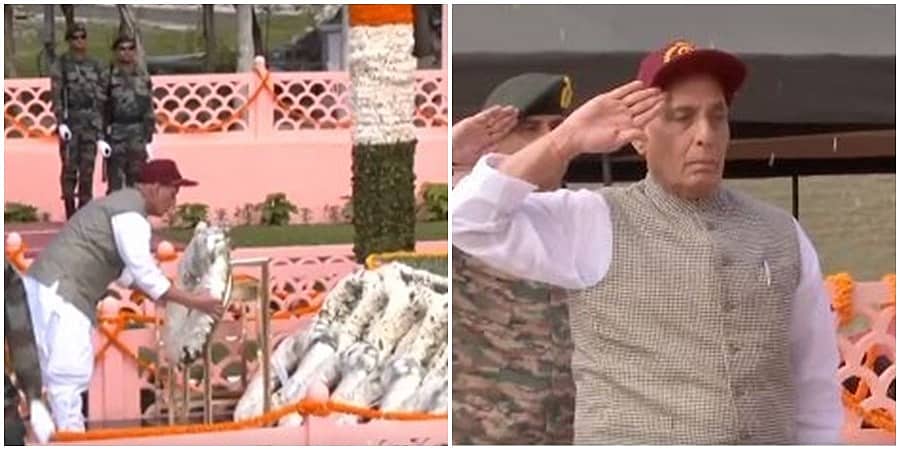 ಕಾರ್ಗಿಲ್ ವಿಜಯ ದಿನ: ಹುತಾತ್ಮ ಯೋಧರಿಗೆ ರಕ್ಷಣಾ ಸಚಿವರ ಗೌರವಾರ್ಪಣೆ, ತ್ಯಾಗ ಬಲಿದಾನದ ಒಂದು ಮೆಲುಕು