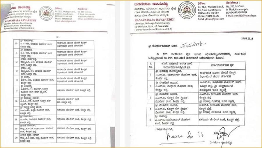 ಟ್ರಾನ್ಸ್ ಫರ್ ದಂಧೆ ಆರೋಪಕ್ಕೆ ಪುಷ್ಟಿ: 25 ಪೊಲೀಸ್ ಸಿಬ್ಬಂದಿ ವರ್ಗಾವಣೆಗೆ ಶಾಸಕರ ಪತ್ರ ವೈರಲ್!