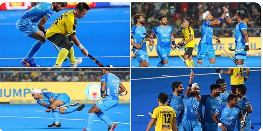 ಹಾಕಿ ಏಷ್ಯನ್ ಚಾಂಪಿಯನ್ಸ್: ಮಲೇಷಿಯಾವನ್ನು 4-3 ಗೋಲುಗಳಿಂದ ಸೋಲಿಸಿ 4ನೇ ಬಾರಿಗೆ ಟ್ರೋಫಿ ಮುಡಿಗೇರಿಸಿಕೊಂಡ ಭಾರತ