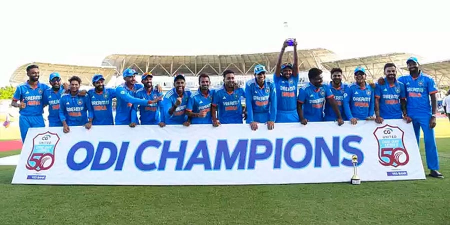 IND vs WI: 3ನೇ ಏಕದಿನ ಪಂದ್ಯದಲ್ಲಿ ಭಾರತಕ್ಕೆ 200 ರನ್ ಭರ್ಜರಿ ಗೆಲುವು, ಸರಣಿ ಜಯ