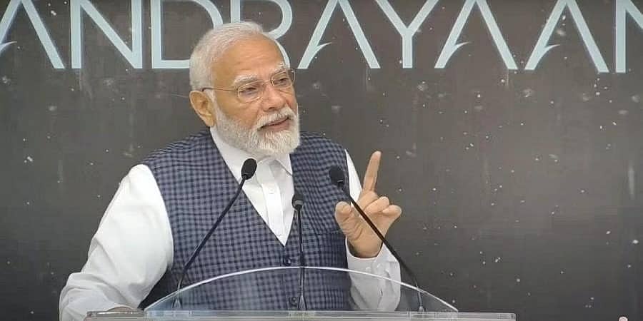ಚಂದ್ರಯಾನ-3 ಯಶಸ್ಸಿನ ಹಿಂದೆ ನಾರಿ ಶಕ್ತಿ, ಶಿವ ಶಕ್ತಿಯಿದೆ: ಪ್ರಧಾನಿ ನರೇಂದ್ರ ಮೋದಿ