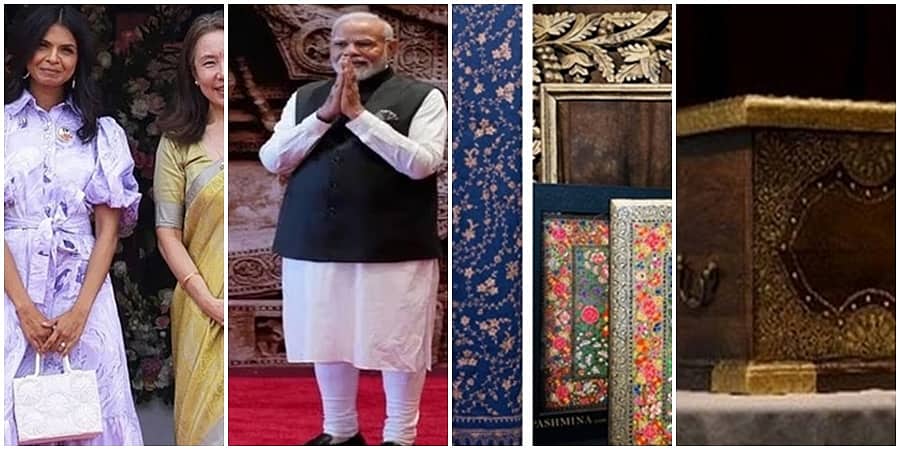 ಅಕ್ಷತಾ ಮೂರ್ತಿ ಸೇರಿದಂತೆ ವಿಶ್ವದ ಪ್ರಥಮ ಮಹಿಳೆಯರಿಗೆ ಪ್ರಧಾನಿ ಮೋದಿ ನೀಡಿದ ವಿಶಿಷ್ಟ ಬಗೆಯ ಆಕರ್ಷಕ ಗಿಫ್ಟ್- PHOTOS