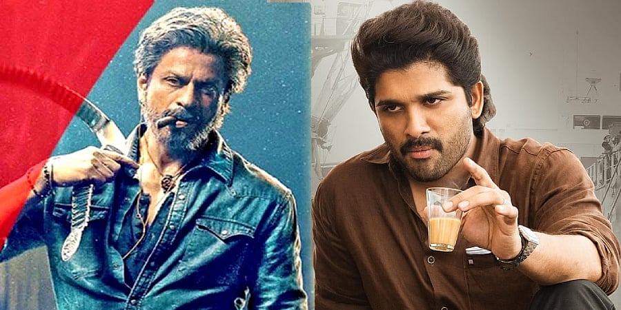 'ಜವಾನ್' ಚಿತ್ರ ಮೆಚ್ಚಿದ ನಟ ಅಲ್ಲು ಅರ್ಜುನ್; ಪುಷ್ಪ ಸಿನಿಮಾವನ್ನು 3 ಬಾರಿ ನೋಡಿದ್ದೇನೆ ಎಂದ ಶಾರುಖ್!
