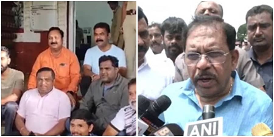 ಹುಬ್ಬಳ್ಳಿ ಈದ್ಗಾ ಮೈದಾನದಲ್ಲಿ ಗಣೇಶೋತ್ಸವ: ಅನುಮತಿಗೆ ಒತ್ತಾಯಿಸಿ ಬಿಜೆಪಿ ಪ್ರತಿಭಟನೆ, ಗೃಹ ಸಚಿವರು ಹೇಳಿದ್ದು ಹೀಗೆ...