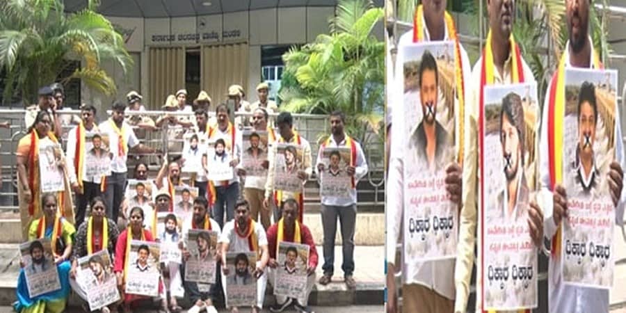 ಸ್ಯಾಂಡಲ್ವುಡ್ ಸ್ಟಾರ್ಗಳೇ ಎಲ್ಲಿದ್ದೀರಾ, ಕಾವೇರಿ ಹೋರಾಟವನ್ನು ಮರೆತುಬಿಟ್ರಾ: ಕನ್ನಡಪರ ಸಂಘಟನೆಗಳ ಆಕ್ರೋಶ