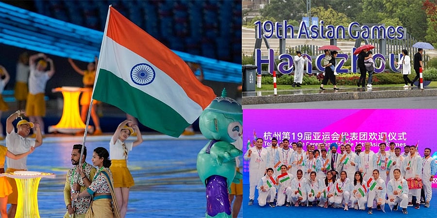 Asian Games 2023 ಕ್ರೀಡಾಕೂಟಕ್ಕೆ ಅದ್ದೂರಿ ಚಾಲನೆ; ಸಾಂಪ್ರದಾಯಿಕ ಉಡುಗೆಯಲ್ಲಿ ಭಾರತೀಯ ತಂಡ ಪಥಸಂಚಲನ