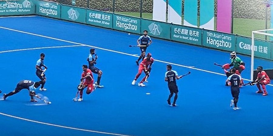 Asian Games Hockey: ಸಿಂಗಾಪುರ ವಿರುದ್ಧ ಭಾರತಕ್ಕೆ 16-1 ಗೆಲುವು; 2 ಪಂದ್ಯಗಳಲ್ಲಿ 32 ಗೋಲು ಬಾರಿಸಿದ ಹರ್ಮನ್ ಪ್ರೀತ್ ಸಿಂಗ್ ಪಡೆ