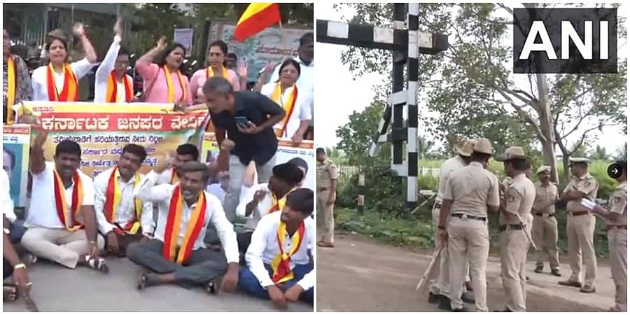 ಕಾವೇರಿ ಕಿಚ್ಚು, ಕರುನಾಡು ಬಂದ್: ಜಲಾನಯನ ಜಿಲ್ಲೆಗಳಲ್ಲಿ ತೀವ್ರ ಪ್ರತಿಭಟನೆ, ಹಲವೆಡೆ ಪ್ರತಿಭಟನಾಕಾರರು ಖಾಕಿ ವಶಕ್ಕೆ