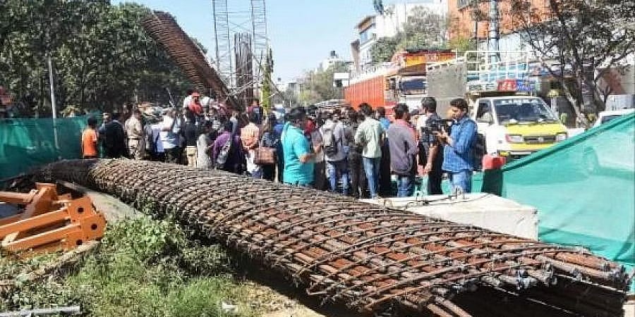 ಬೆಂಗಳೂರು: ಮೆಟ್ರೋ ಪಿಲ್ಲರ್ ದುರಂತಕ್ಕೆ ನಾಗಾರ್ಜುನ ಕನ್ಸ್ಟ್ರಕ್ಷನ್ ಕಂಪನಿ ನೌಕರರು ಹೊಣೆ