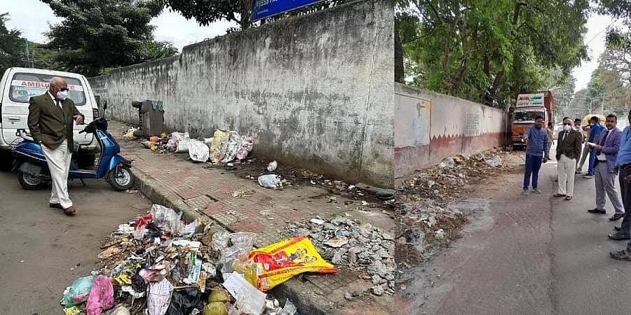 ಬೆಂಗಳೂರು: ಅಸಮರ್ಪಕ ಘನ ತ್ಯಾಜ್ಯ ವಿಲೇವಾರಿ ದೂರು; ಖುದ್ದು ಪರಿಶೀಲನೆ ನಡೆಸಿದ ಲೋಕಾಯುಕ್ತ