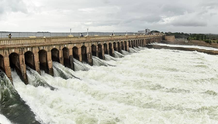 ಕೆಆರ್ಎಸ್ ಜಲಾಶಯ ಕಾಮಗಾರಿ ಪರಿಶೀಲಿಸಿದ ಕೇಂದ್ರದ ನಿಯೋಗ