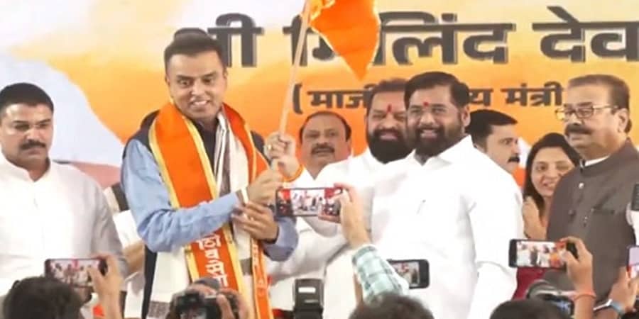 ಮಹಾರಾಷ್ಟ್ರ: ಏಕನಾಥ್ ಶಿಂಧೆ ನೇತೃತ್ವದ ಶಿವಸೇನೆ ಸೇರಿದ ಕಾಂಗ್ರೆಸ್ ಮಾಜಿ ನಾಯಕ ಮಿಲಿಂದ್ ದಿಯೋರಾ!