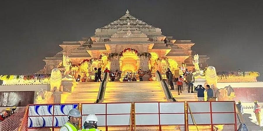 ಅಯೋಧ್ಯೆ: ರಾಮಮಂದಿರ ಉದ್ಘಾಟನೆಗೆ ಕ್ಷಣಗಣನೆ, ಇಂದಿನ ರಾಮಲಲ್ಲಾ ಪ್ರಾಣ ಪ್ರತಿಷ್ಠಾಪನಾ ಸಮಾರಂಭದ ಸಂಪೂರ್ಣ ಮಾಹಿತಿ