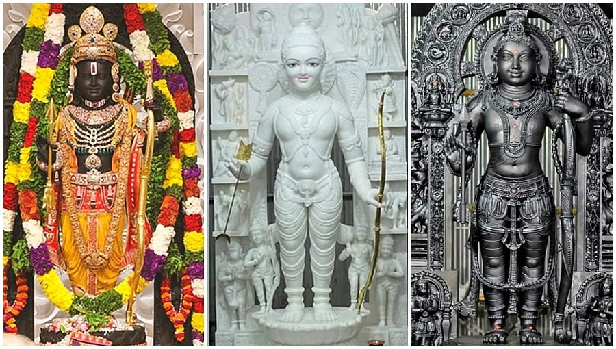 ಕರ್ನಾಟಕದ ಶಿಲ್ಪಿ ಗಣೇಶ್ ಭಟ್ ಕೆತ್ತನೆಯ 3ನೇ ರಾಮ ಲಲ್ಲಾ ಮೂರ್ತಿಯ ಫೋಟೋ ಬಹಿರಂಗ
