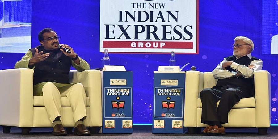 ThinkEdu: ಭಾರತ ಯಾವಾಗಲೂ ಜಾತ್ಯತೀತ ರಾಷ್ಟ್ರ; ಭಾರತ ವಿರುದ್ಧ ಇಂಡಿಯಾವನ್ನು ಪ್ರತಿಸ್ಪರ್ಧಿಯಾಗಿಸುವ ಅಗತ್ಯವಿಲ್ಲ- ರಾಮ್ ಮಾಧವ್