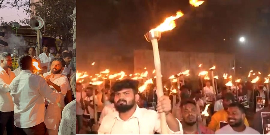 ರಾಹುಲ್ ಗಾಂಧಿ ಪರ ಪ್ರತಿಭಟನೆ: ನಲಪಾಡ್ ಸೇರಿ 25 ಮಂದಿ ವಿರುದ್ಧ ಪ್ರಕರಣ ದಾಖಲು