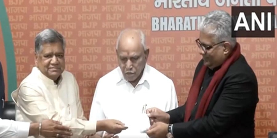 ಮಾಜಿ ಸಿಎಂ ಜಗದೀಶ್ ಶೆಟ್ಟರ್ ಮತ್ತೆ ಬಿಜೆಪಿಗೆ: ಕಾಂಗ್ರೆಸ್ ಗೆ ಗುಡ್ ಬೈ