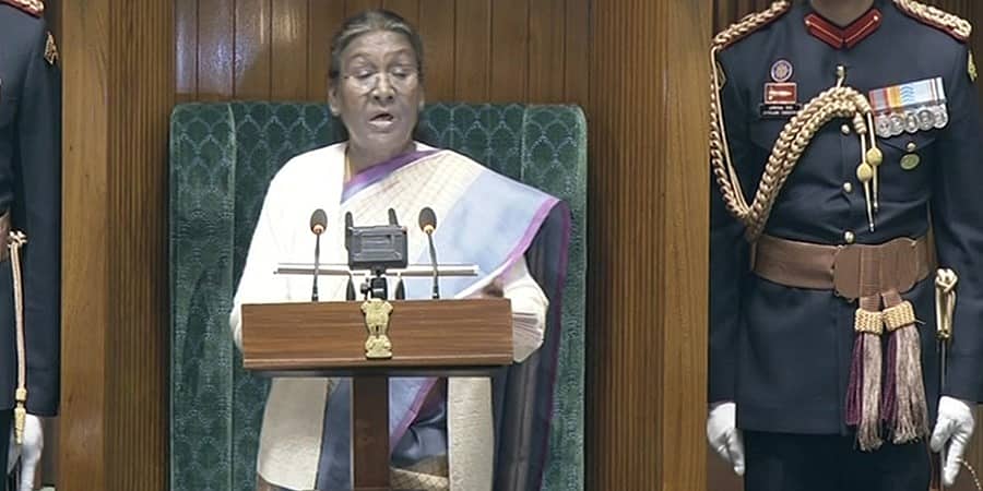 'ಮೇಕ್ ಇನ್ ಇಂಡಿಯಾ', 'ಆತ್ಮನಿರ್ಭರ್ ಭಾರತ್' ನಮ್ಮ ಶಕ್ತಿ, ರಾಮಮಂದಿರ ನಿರ್ಮಾಣ ಕನಸು ಇಂದು ನನಸು: ರಾಷ್ಟ್ರಪತಿ ದ್ರೌಪದಿ ಮುರ್ಮು