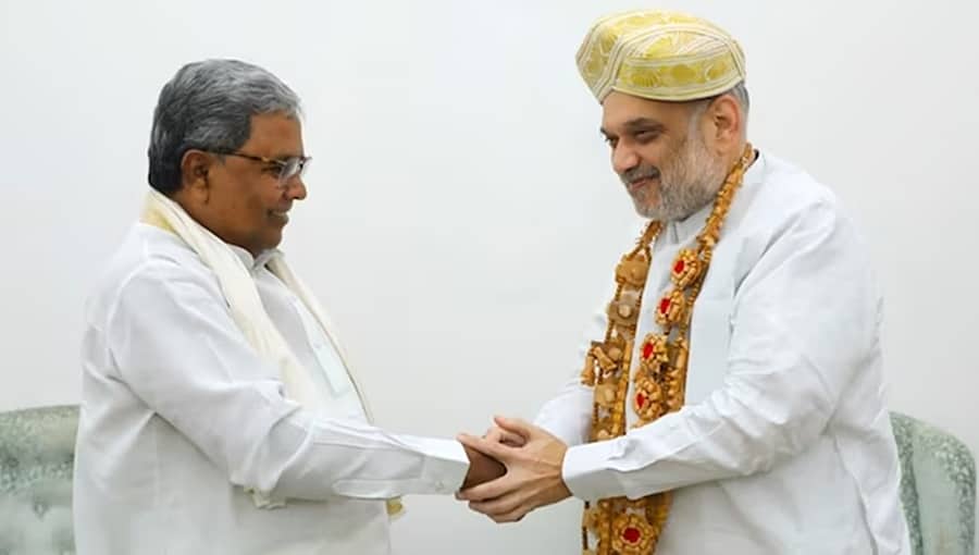 ಕೇಂದ್ರ ಸಚಿವ ಅಮಿತ್ ಶಾ ಕರ್ನಾಟಕಕ್ಕೆ ಬರಿಗೈಯಲ್ಲಿ ಬಂದಿದ್ದಾರೆ: ಸಿದ್ದರಾಮಯ್ಯ ಲೇವಡಿ