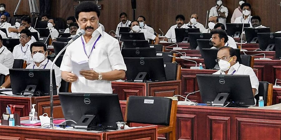 'ಒಂದು ರಾಷ್ಟ್ರ ಒಂದು ಚುನಾವಣೆ', ಡಿಲಿಮಿಟೇಶನ್ ವಿರುದ್ಧ ನಿರ್ಣಯ ಮಂಡಿಸಿದ ತಮಿಳುನಾಡು ಸಿಎಂ ಎಂಕೆ ಸ್ಟಾಲಿನ್