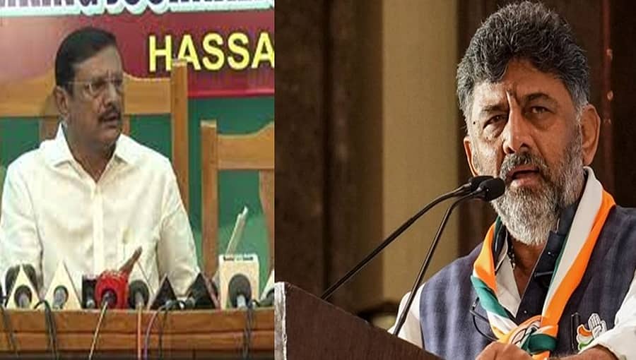 ಬಿಜೆಪಿಗಿಂತ ಕಾಂಗ್ರೆಸ್ನಲ್ಲೇ ಹೆಚ್ಚು ಭ್ರಷ್ಟಾಚಾರ ನಡೆಯುತ್ತಿದೆ: ಸ್ವಪಕ್ಷ ನಾಯಕ ಶಿವರಾಮ್ ಹೇಳಿಕೆಗೆ ಡಿಕೆಶಿ ಸಿಡಿಮಿಡಿ, ಶಿಸ್ತು ಕ್ರಮದ ಎಚ್ಚರಿಕೆ