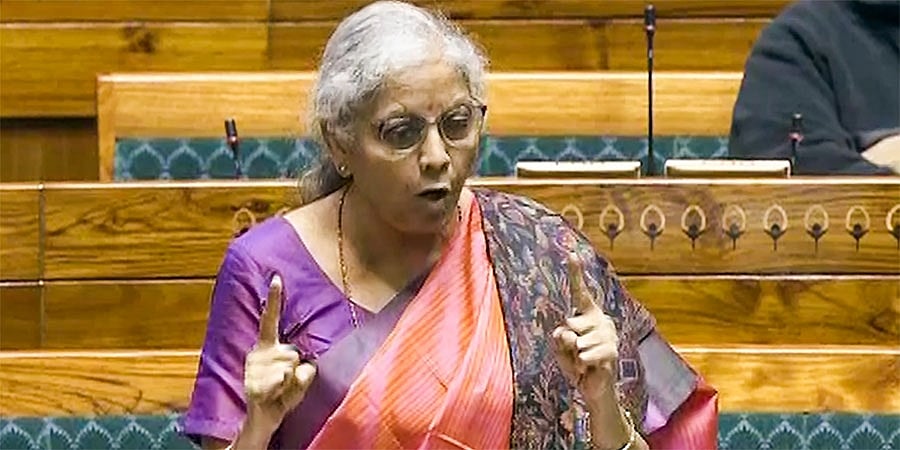 'ಬೇಕಾಬಿಟ್ಟಿ ಹಣ ಖರ್ಚು ಮಾಡಿ, ಬಜೆಟ್ ಉಳಿಸಿಕೊಳ್ಳಲು ಸಾಧ್ಯವಾಗದೇ ಕೇಂದ್ರವನ್ನು ದೂಷಿಸಬೇಡಿ': ನಿರ್ಮಲಾ ಸೀತಾರಾಮನ್