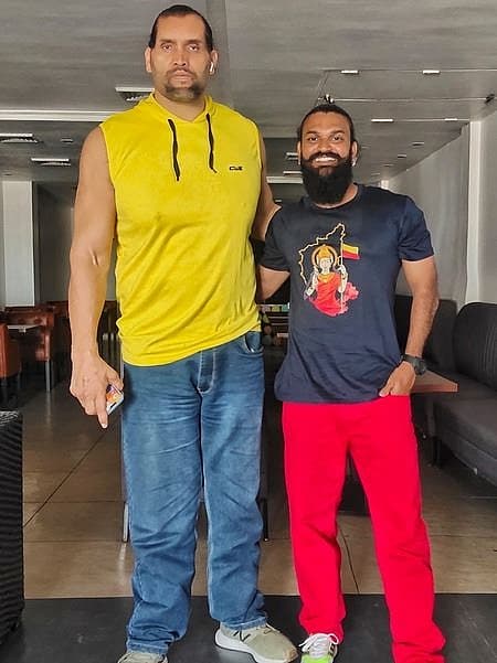 <strong>'ದಿ ಗ್ರೇಟ್ ಖಲಿ' ದಲೀಪ್ ಸಿಂಗ್ ರಾಣಾ, ರಾಕಿ ಸೋಮ್ಲಿ</strong>
